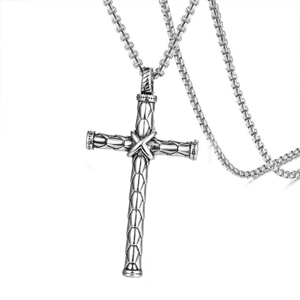 ❤️New Christian Cross Steel Pendant Necklace for women/men, N90201P145